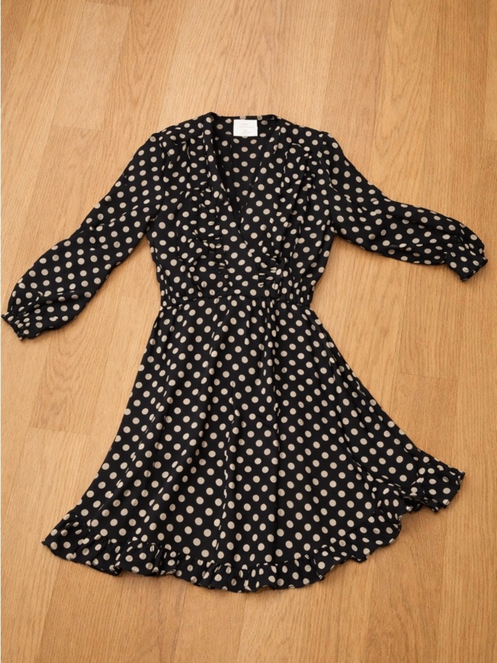 100% silk Kate Spade Polka Dot Wedding Guest Dress Size 6 - Picture 4 of 6